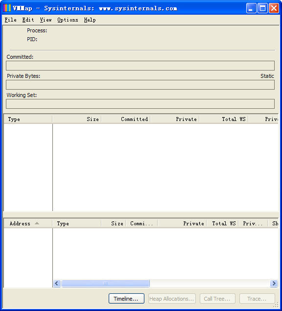 VMMap(内存分析查看工具)v3.230