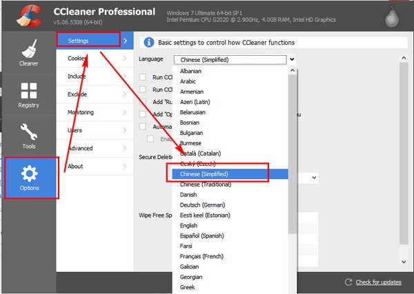 系统优化工具CCleaner0