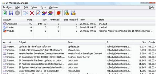 EF Mailbox Manager(邮箱管理软件)1