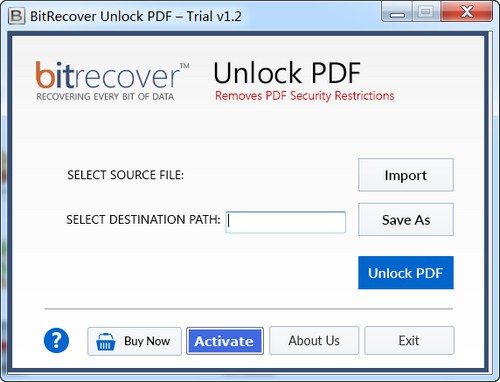 BitRecover Unlock PDF(PDF解锁工具)v1.20