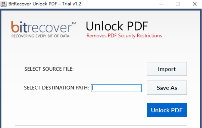 BitRecover Unlock PDF(PDF解锁工具)v1.22