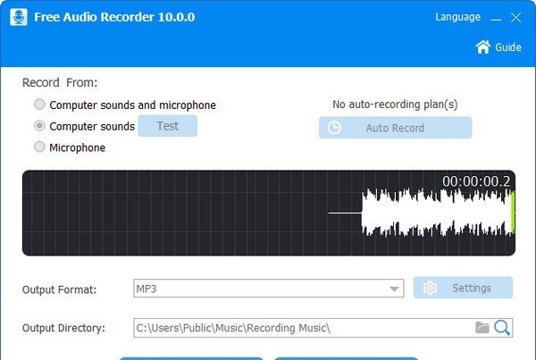 Free Audio Recorder 录音机软件 v10.0.0