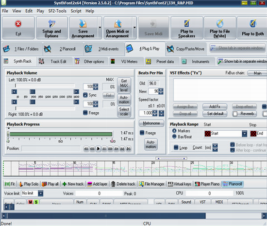 SynthFont2 音频编辑软件 v2.3.1.1 最新版