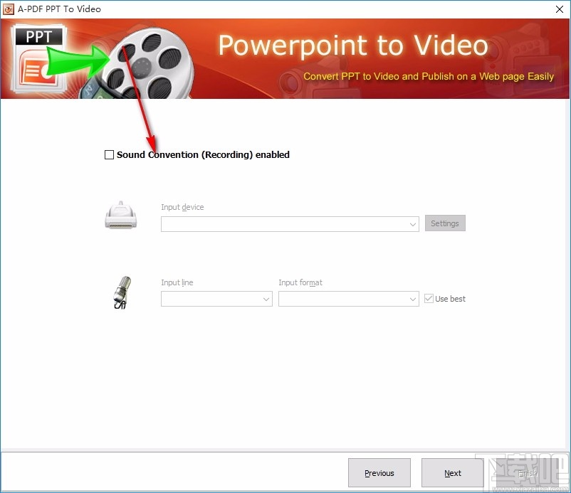 A-PDF PPT to Video(PPT转转换器视频) v1.6.0.1 最新版