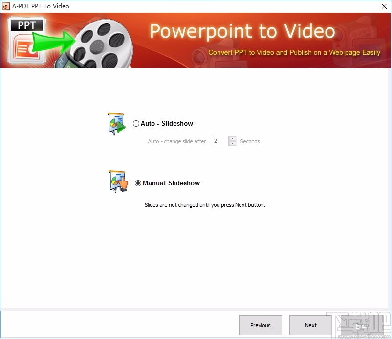 A-PDF PPT to Video(PPT转转换器视频) v1.6.0.1 最新版