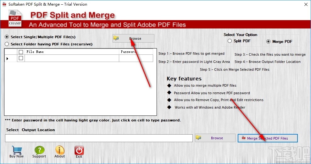 Softaken PDF Split Merge(PDF拆分合并工具) v1.1 免费版