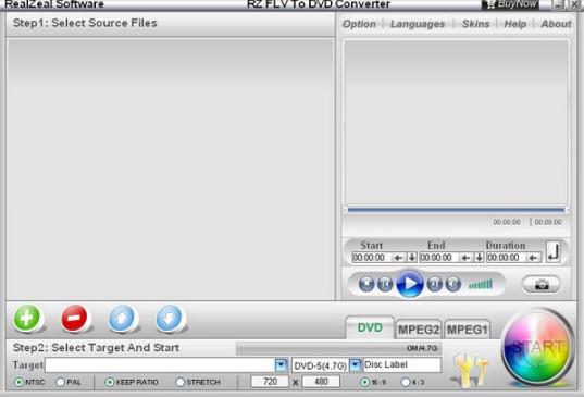 RZ Flv To DVD Converter v15.1 免费版