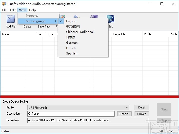 Bluefox Video to Audio Converter v3.02 免费版