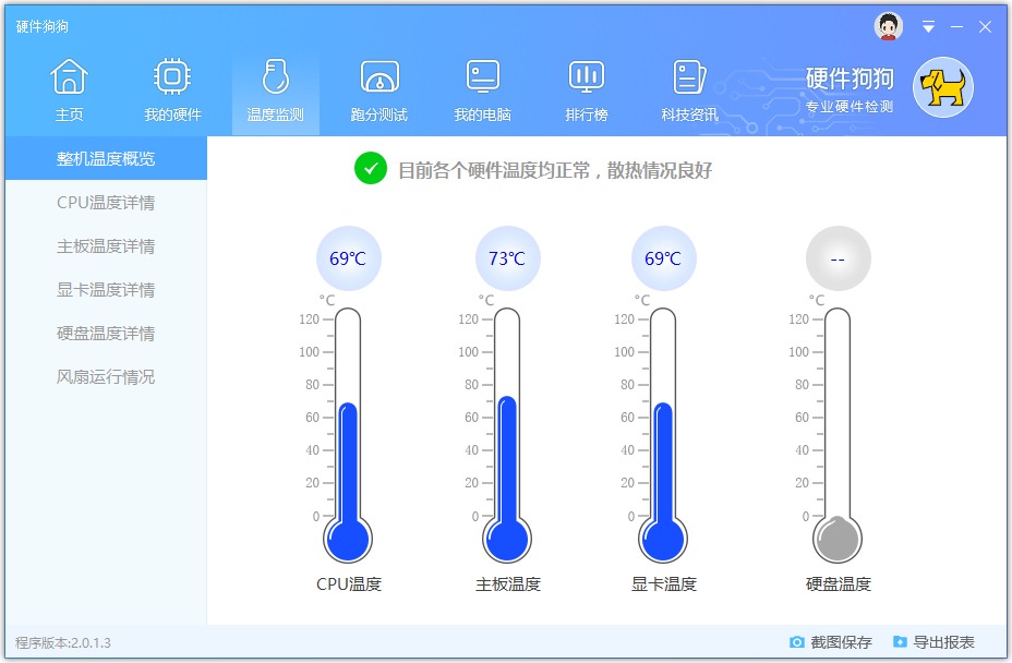 硬件狗狗（专业检测工具） 2.0.1.11绿色版0