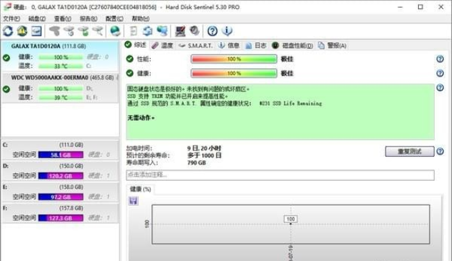 硬盘检测工具(Hard Disk Sentinel)v5.70.120