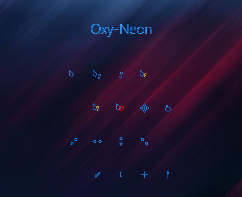 Oxy-Neon简约鼠标指针v1.01