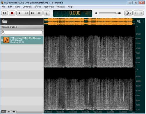 ocenaudio(音频编辑器) V3.7.4绿色版