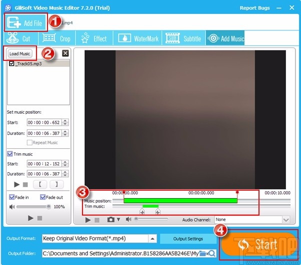 Gilisoft Video Cutter 视频剪切工具 V7.1.0