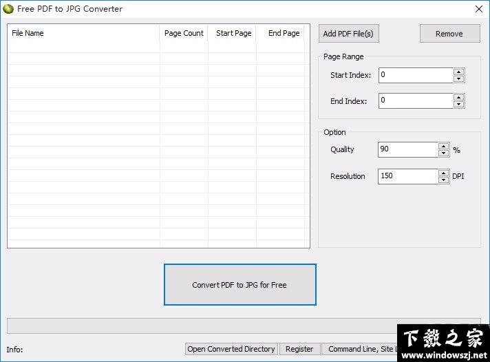 Free PDF To JPG Converter v6.00 免费版