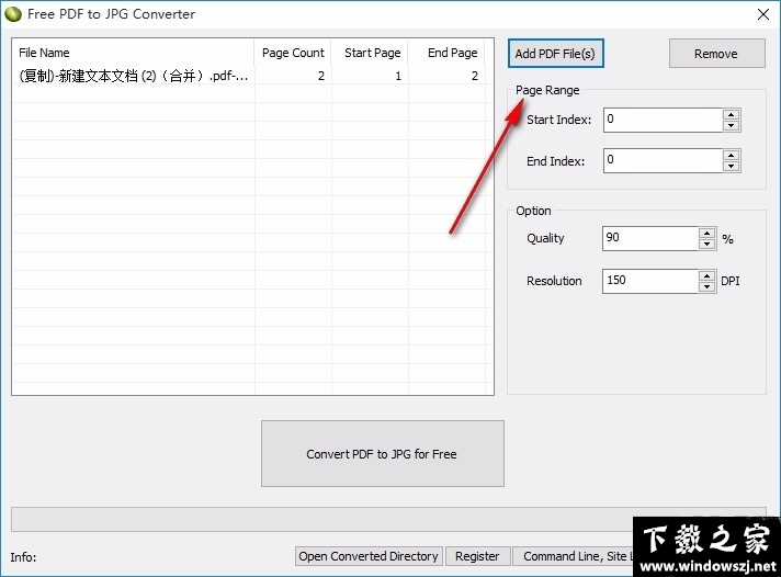 Free PDF To JPG Converter v6.00 免费版