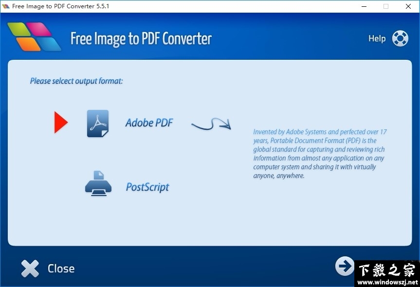 Free Image to PDF Converter v5.5.1 免费版