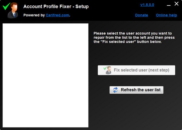 Account Profile Fixer v1.5.0.1 免费版