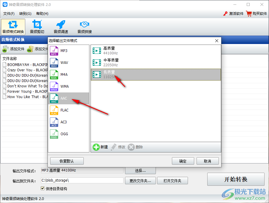 神奇音频转换处理软件 v2.0.0.266 免费版