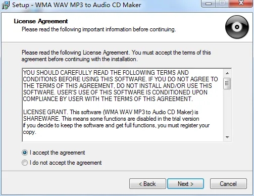 WMA WAV MP3 to Audio CD Maker电脑版0