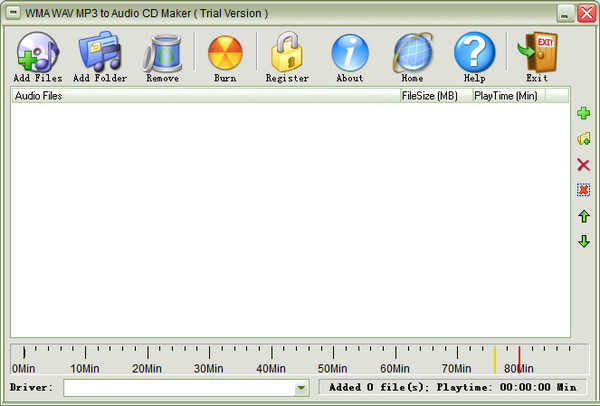 WMA WAV MP3 to Audio CD Maker电脑版1