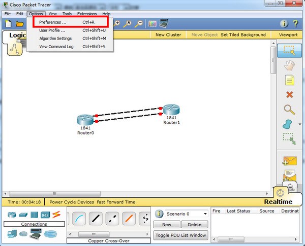 思科模拟器Cisco Packet TracerV8.01