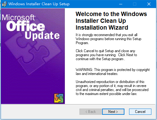 Windows Installer CleanUp Utility4.712