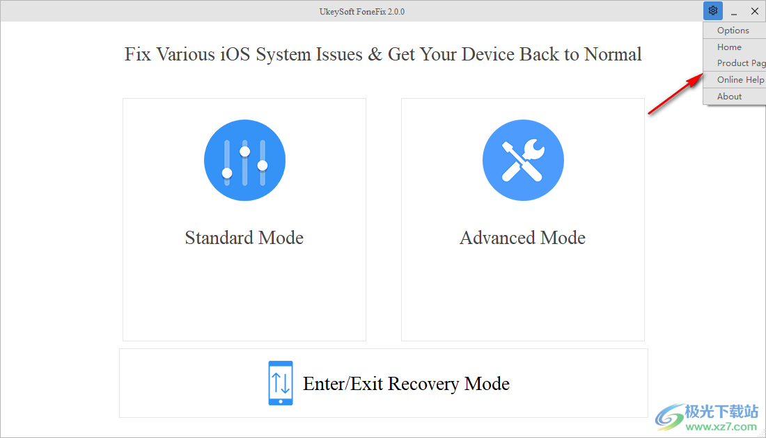 UkeySoft FoneFix iOS系统修复工具 V2.0.0