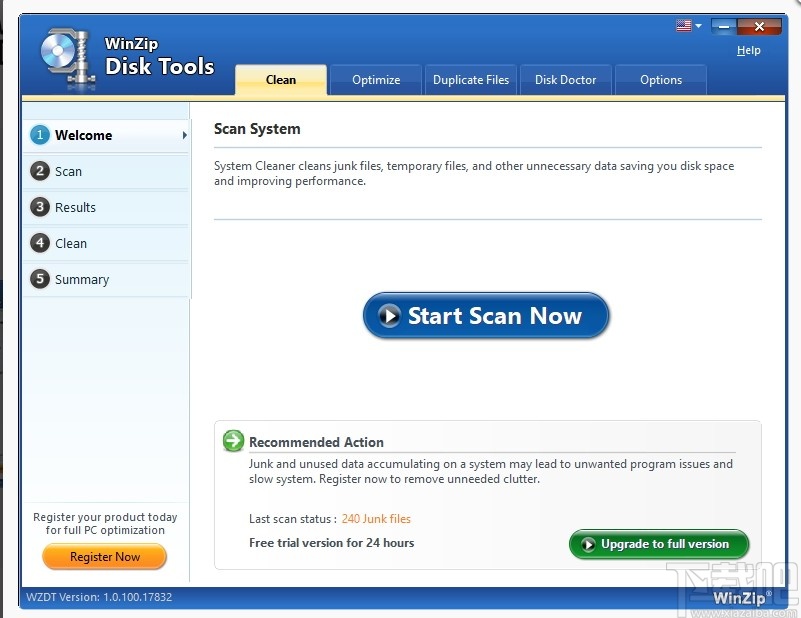 WinZip Disk Tools 磁盘清理 V1.0.100.18396