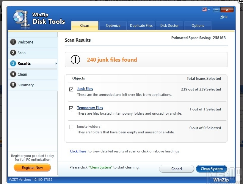 WinZip Disk Tools 磁盘清理 V1.0.100.18396