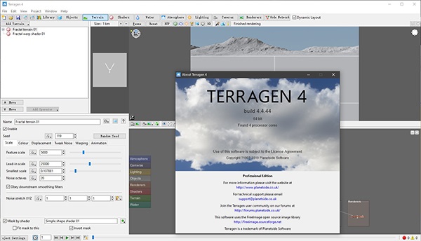 Terragen Pro 自然环境渲染大师 v4.6.31