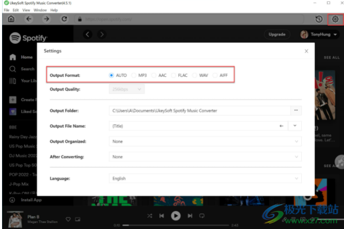 UkeySoft Spotify Music Converter 免费版 V3.1.2