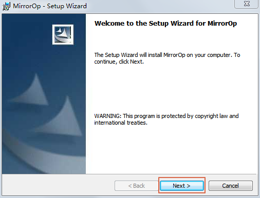 mirrorop senderV1.0.7.1