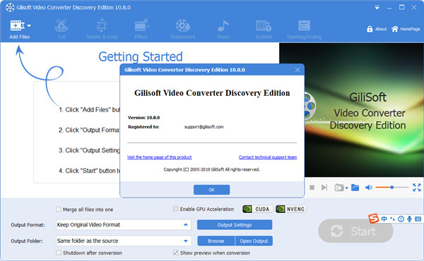 GiliSoft Video Converter v11.0正式版