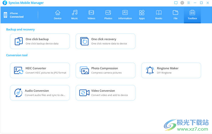 Syncios Mobile Manager 手机管理软件 V7.0.0