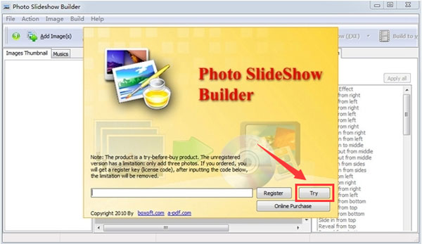 Boxoft Photo SlideShow Builderpo破解版 v1.6 绿色版0