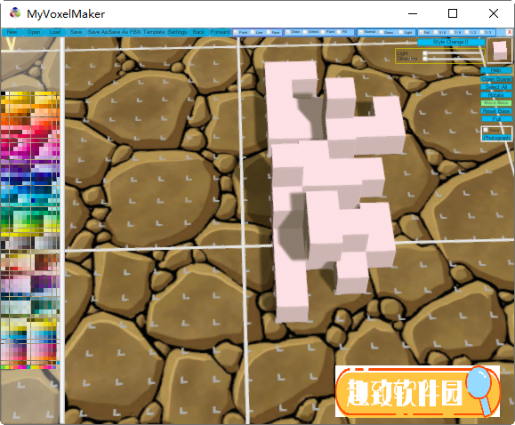 MyVoxelMaker(三维像素建模软件) V1.0 绿色破解版0