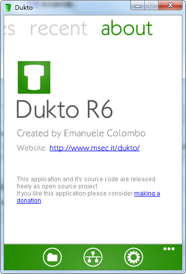 Dukto R6 局域网文件互传工具 V6.0