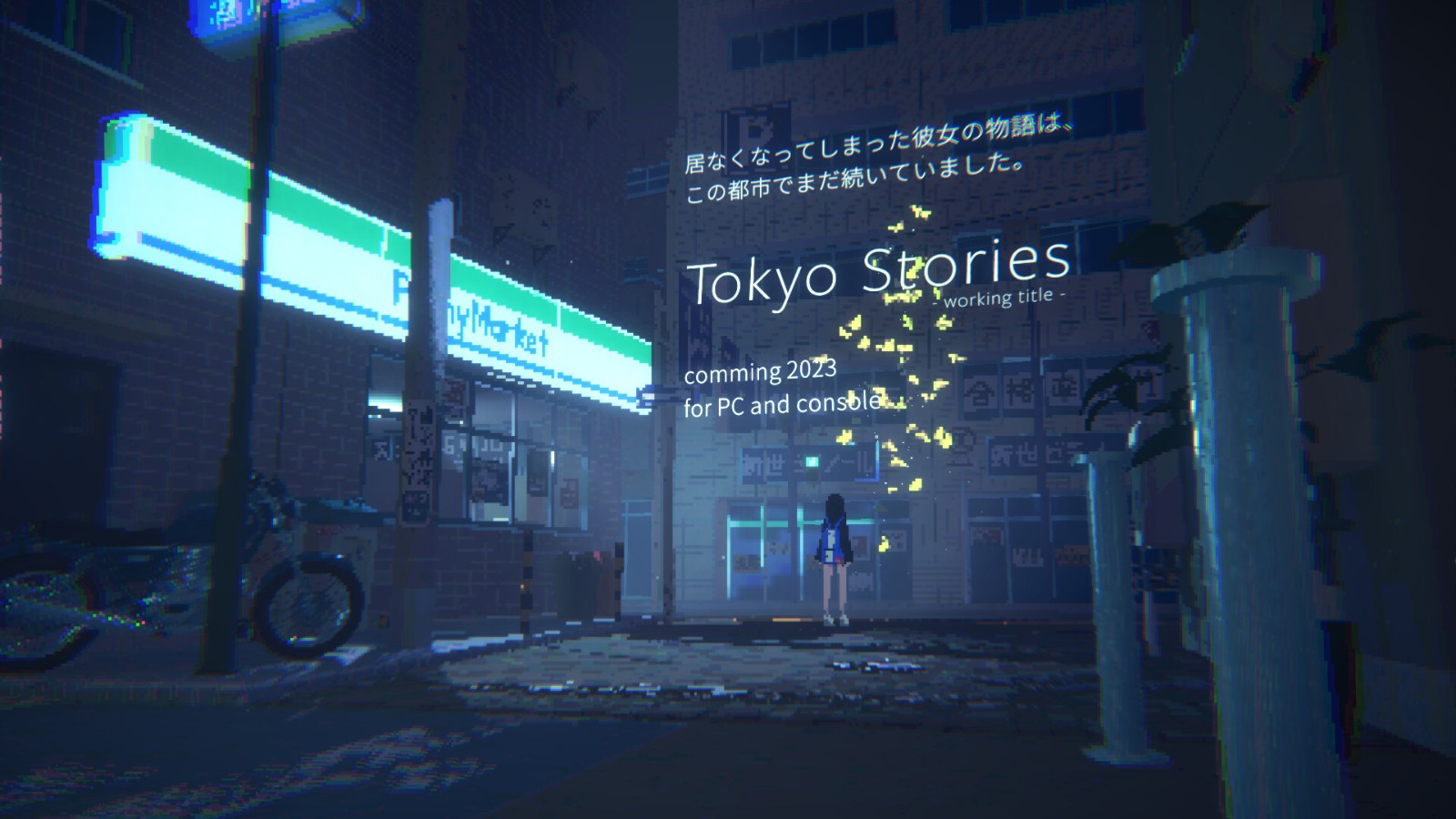 像素风ADV游戏《东京故事》现已上线Steam 2023年内发售