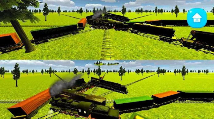 火车碰撞铁路模拟0