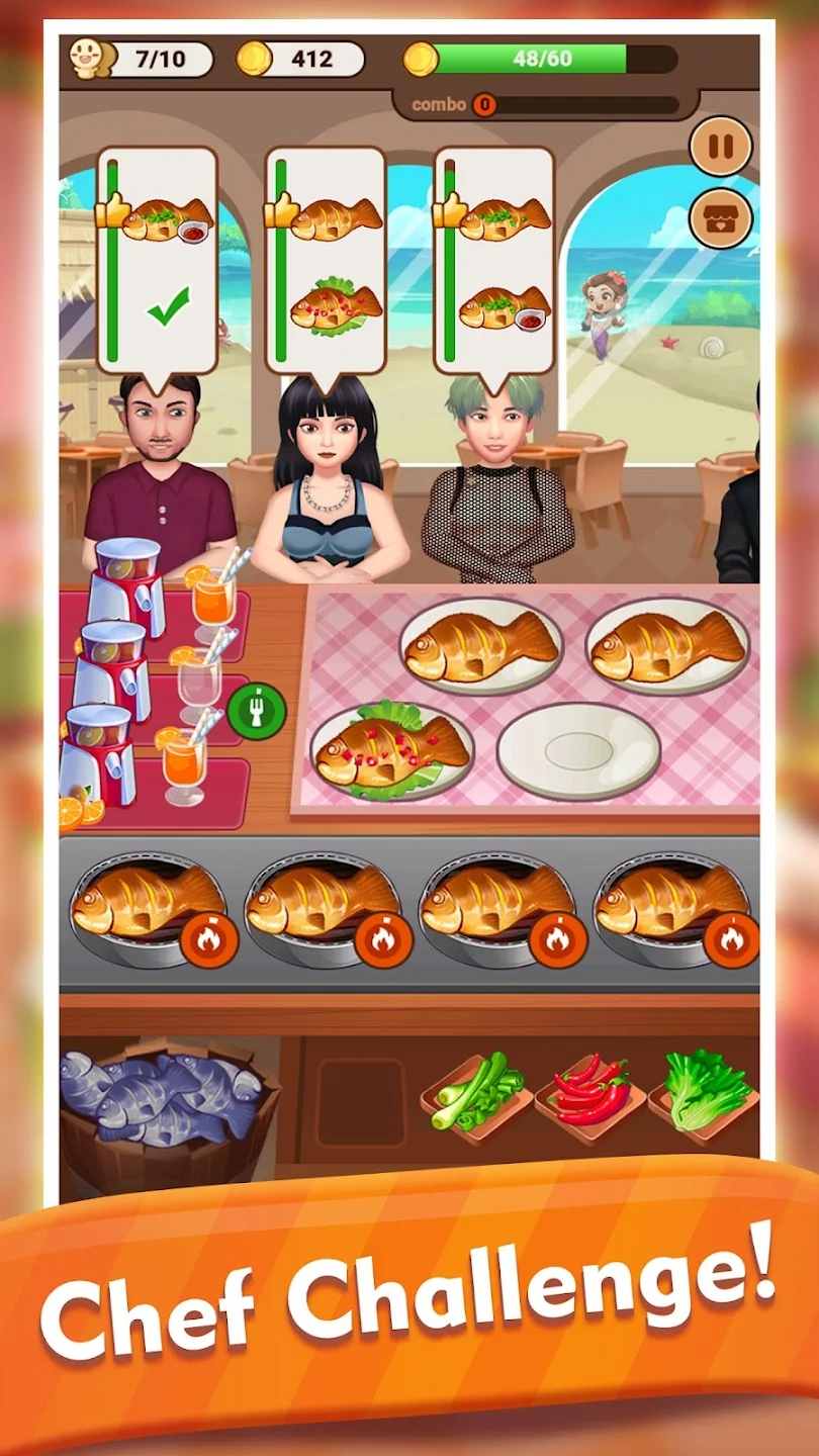 开心厨师餐厅游戏安卓版 v1.1010