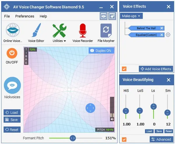 AV Voice Changer Software Diamond 9.5.33 正式版0