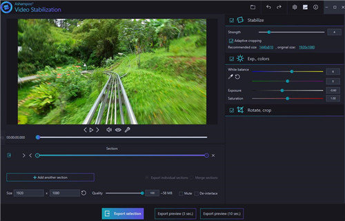 Ashampoo Video Stabilization下载 v1.0.0 最新版1