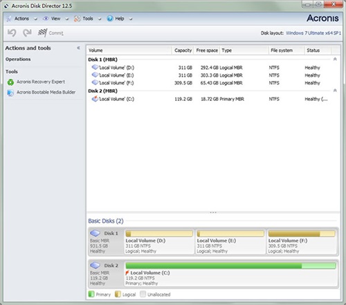 Acronis Disk Director suite中文版下载 v12.5 破解版0