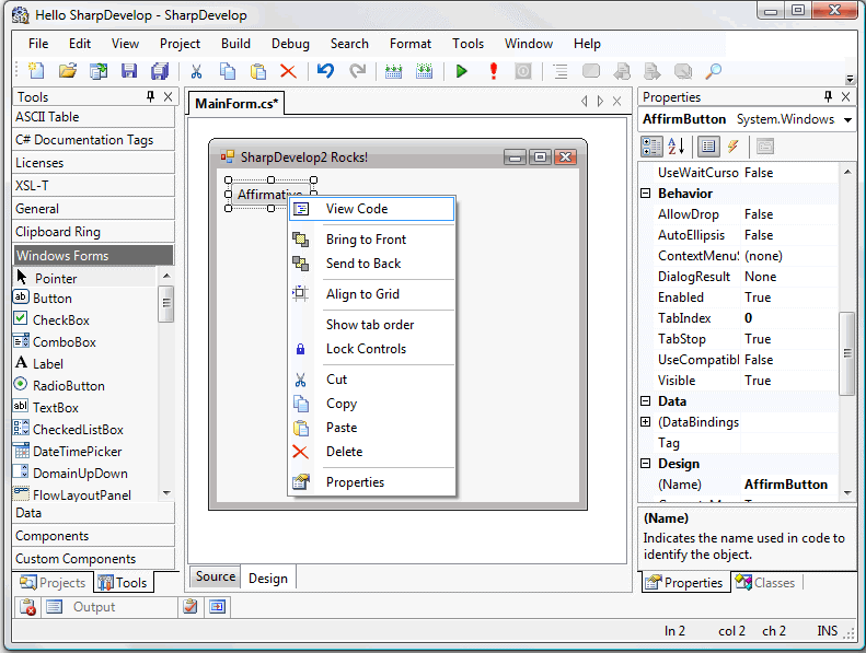 SharpDevelop(C# IDE开发工具) v5.1.0.5216 免费版0