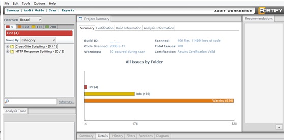 Fortify SCA截图14