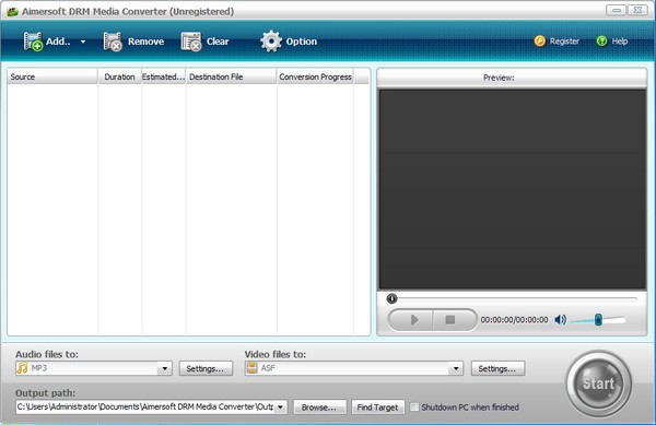 Aimersoft DRM Media Converter(媒体转换软件) v1.6.0 正版0