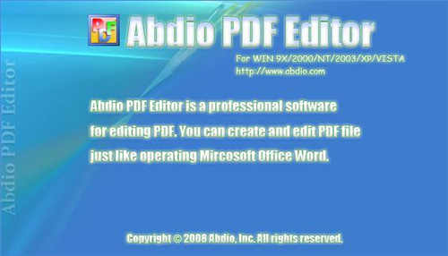 Abdio PDF Editor下载(PDF编辑器) v8.6 绿色版1