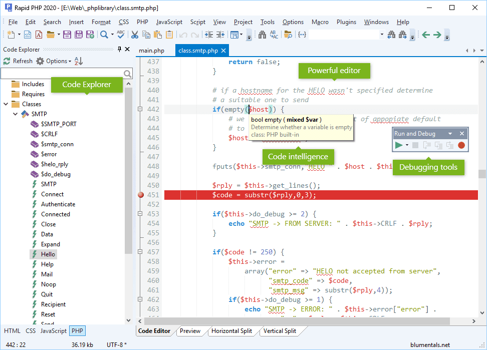 Blumentals Rapid PHP 2020 v16.1.0.226 中文版1