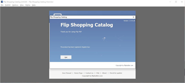 Flip Shopping Catalog(翻页电子书目录制作) v2.4.9.28 破解版1