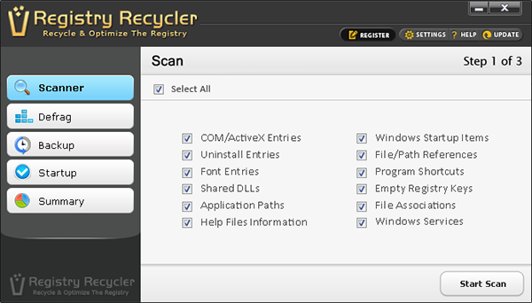 Registry Recycler注册表回收站 v0.9.2.4 正版0